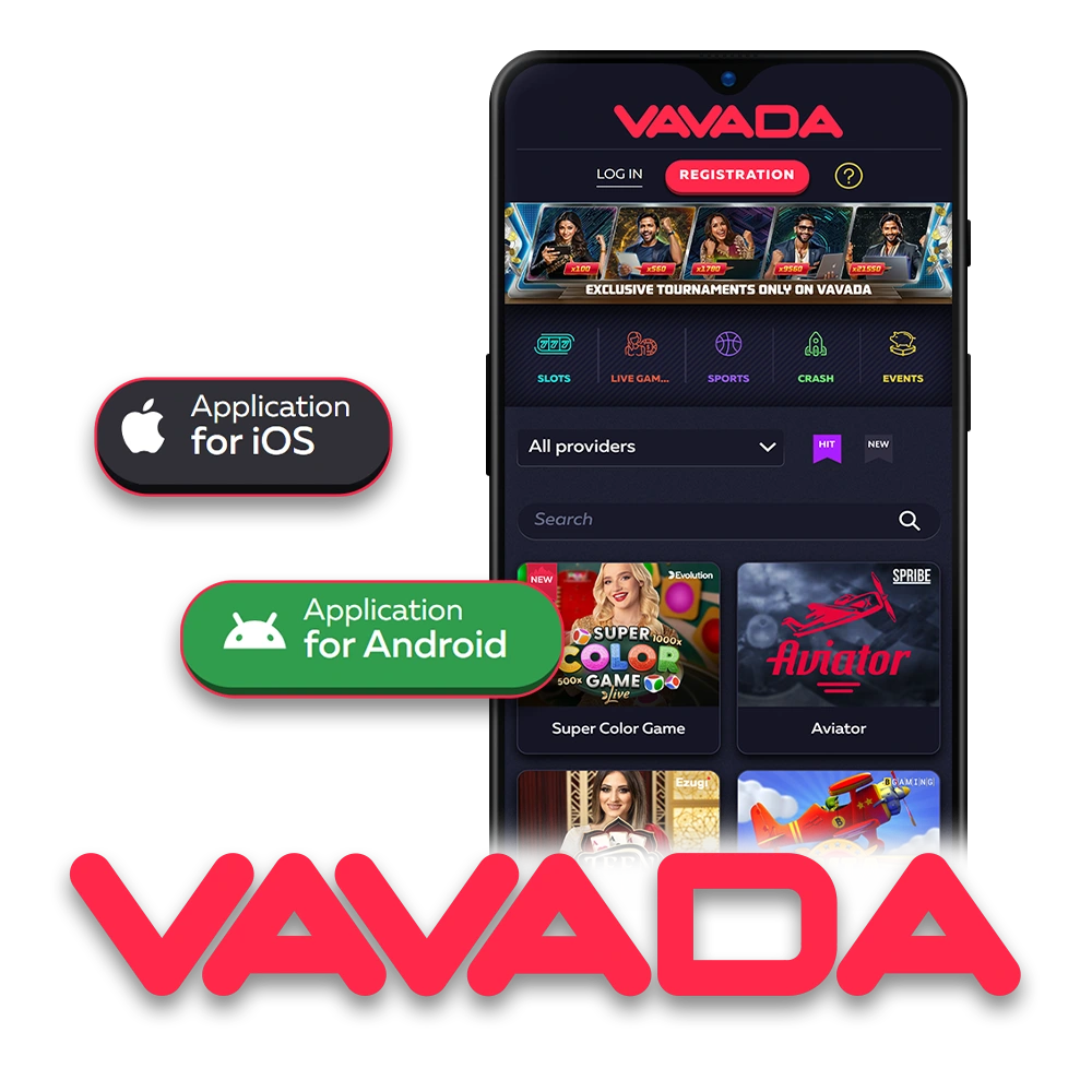 Download the Vavada app to your phone.