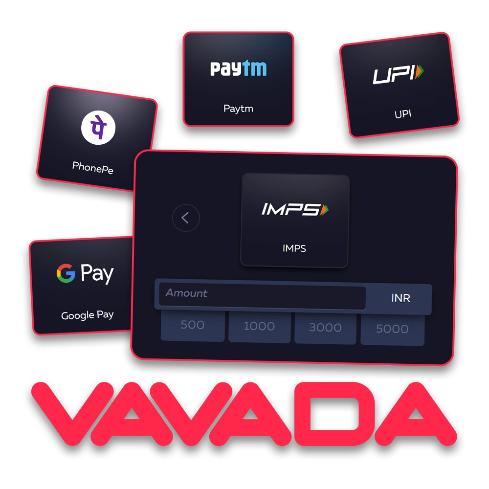 Explore the deposit and withdrawal methods available at Vavada.